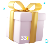 Receba seus bônus de boas-vindas no 33r